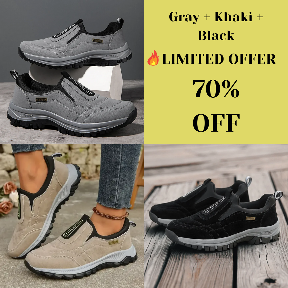 Clearance Sale 70% OFF🔥Unisex Outdoor Slip-On Sneakers – Perfect for Travel, Work, and Daily Adventures